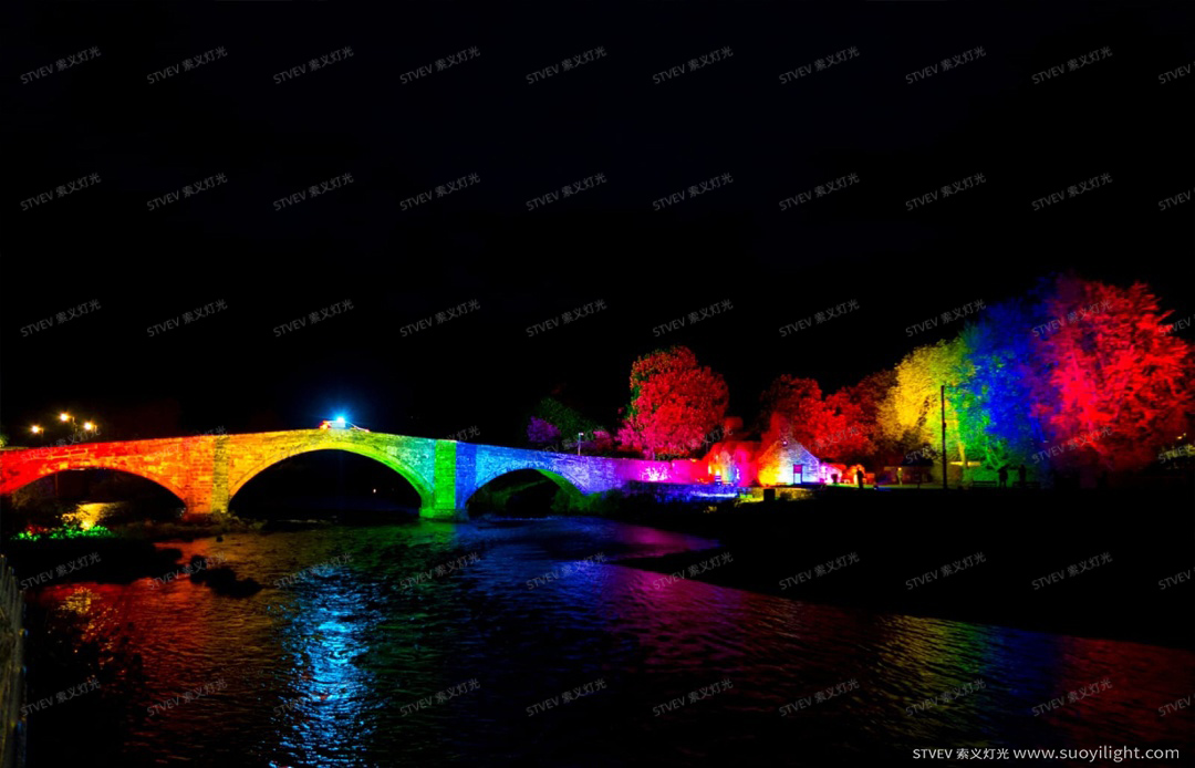 Cali一江两岸镇远古城舞阳河亮化方案